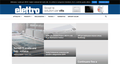 Desktop Screenshot of elettronews.com