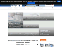 Tablet Screenshot of elettronews.com